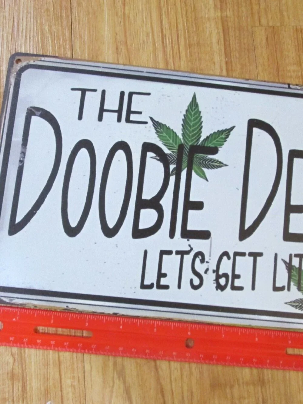 Lets Get Lit Doobie Den man cave Lounge room sign Novelty fun!